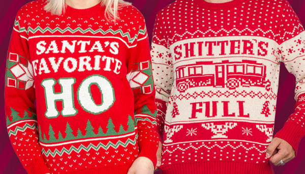 Naughty Funny Ugly Christmas Sweaters