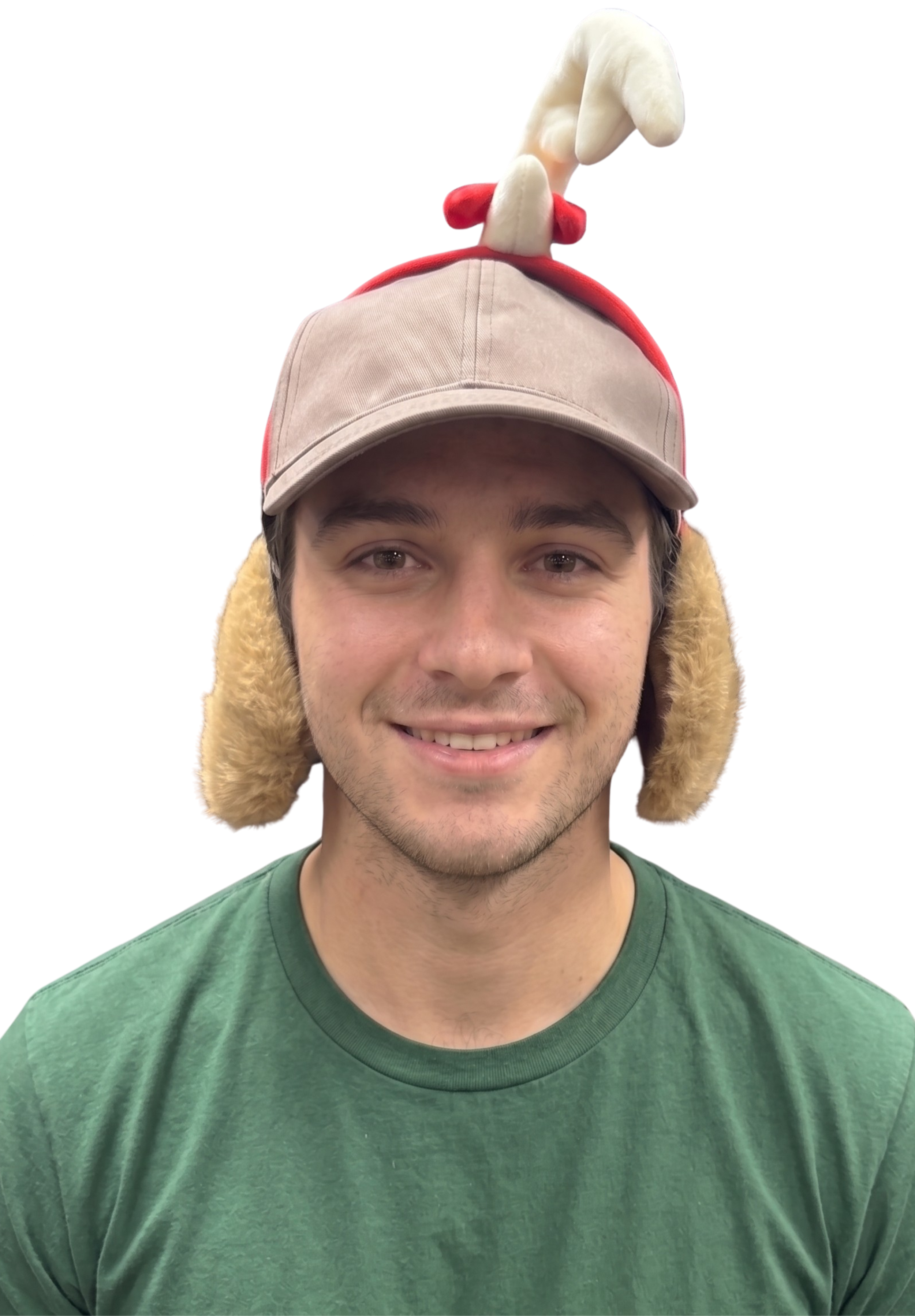 Max the Dog (Adjustable) Adult Unisex Hat with Antlers