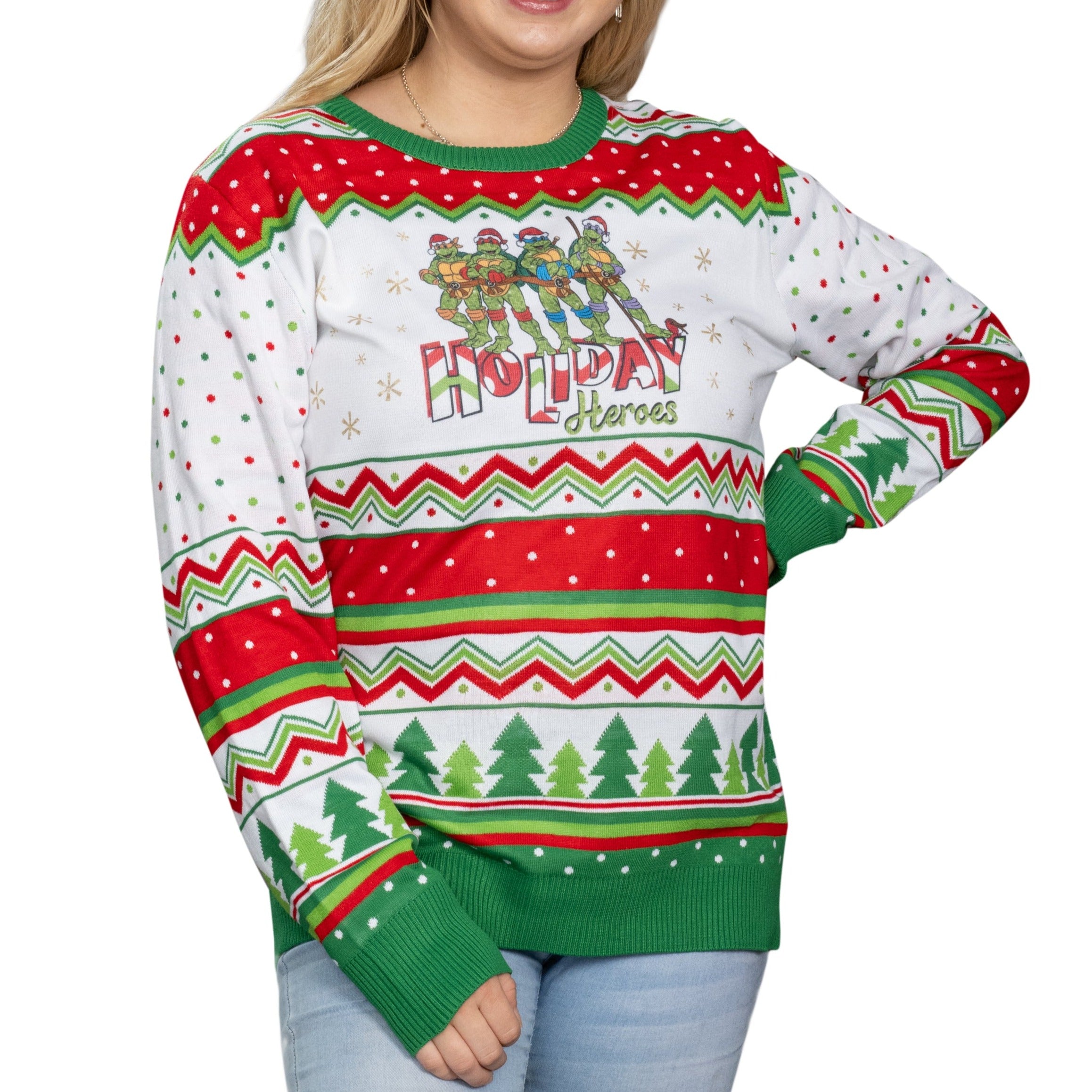 TMNT "Holiday Heroes" Ugly Christmas Sweater