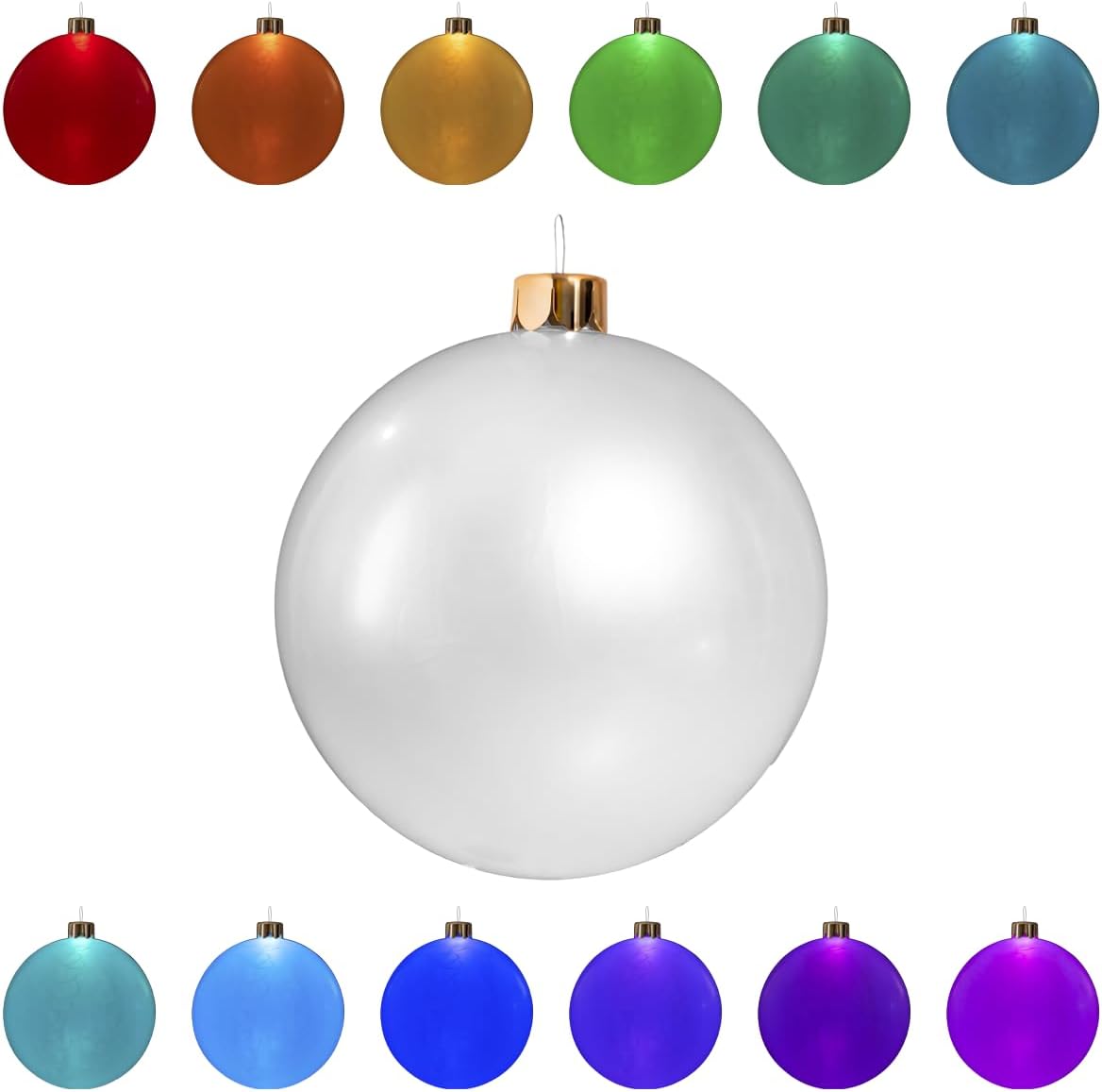 Inflatable Oversized Ornaments Christmas Balls