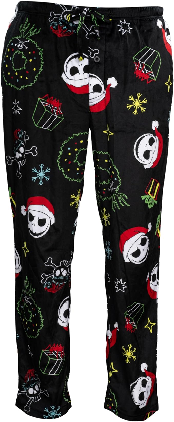 The Nightmare Before Christmas Womens Fleece Pajama Set No Sleep