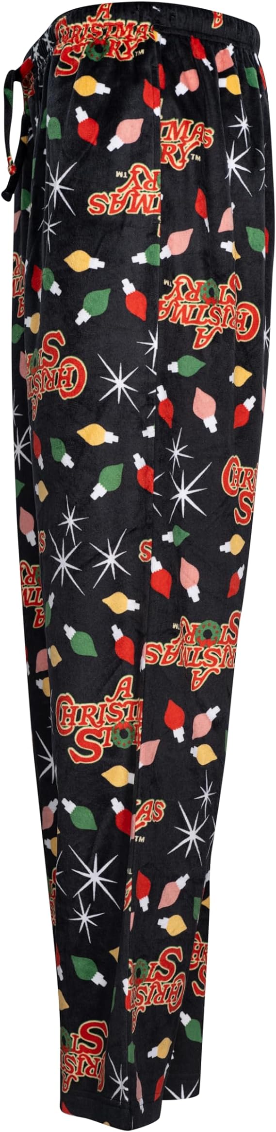 A CHRISTMAS STORY Brushed Fleece Holiday Lights Pj Lounge Pants Pajamas for Men