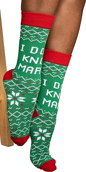 Costume Agent Todd and Margo Christmas Vacation Unisex Socks -Green