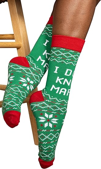 Costume Agent Todd and Margo Christmas Vacation Unisex Socks -Green
