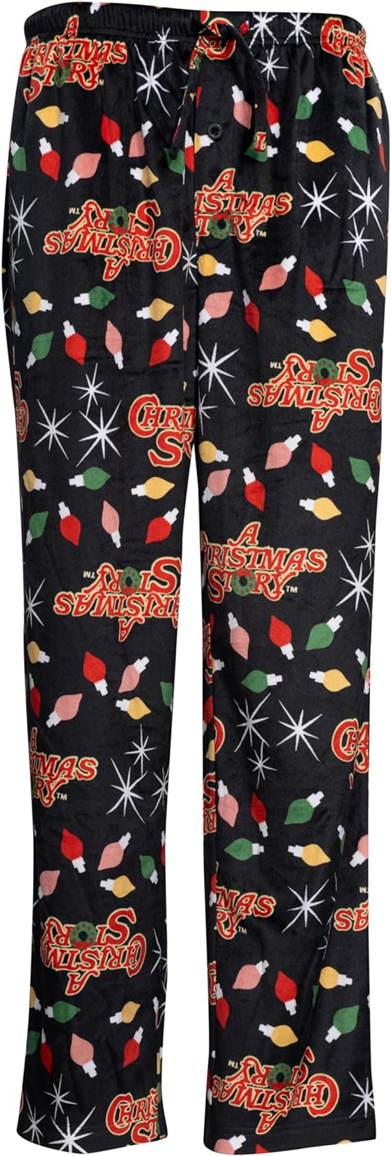A CHRISTMAS STORY Brushed Fleece Holiday Lights Pj Lounge Pants Pajama