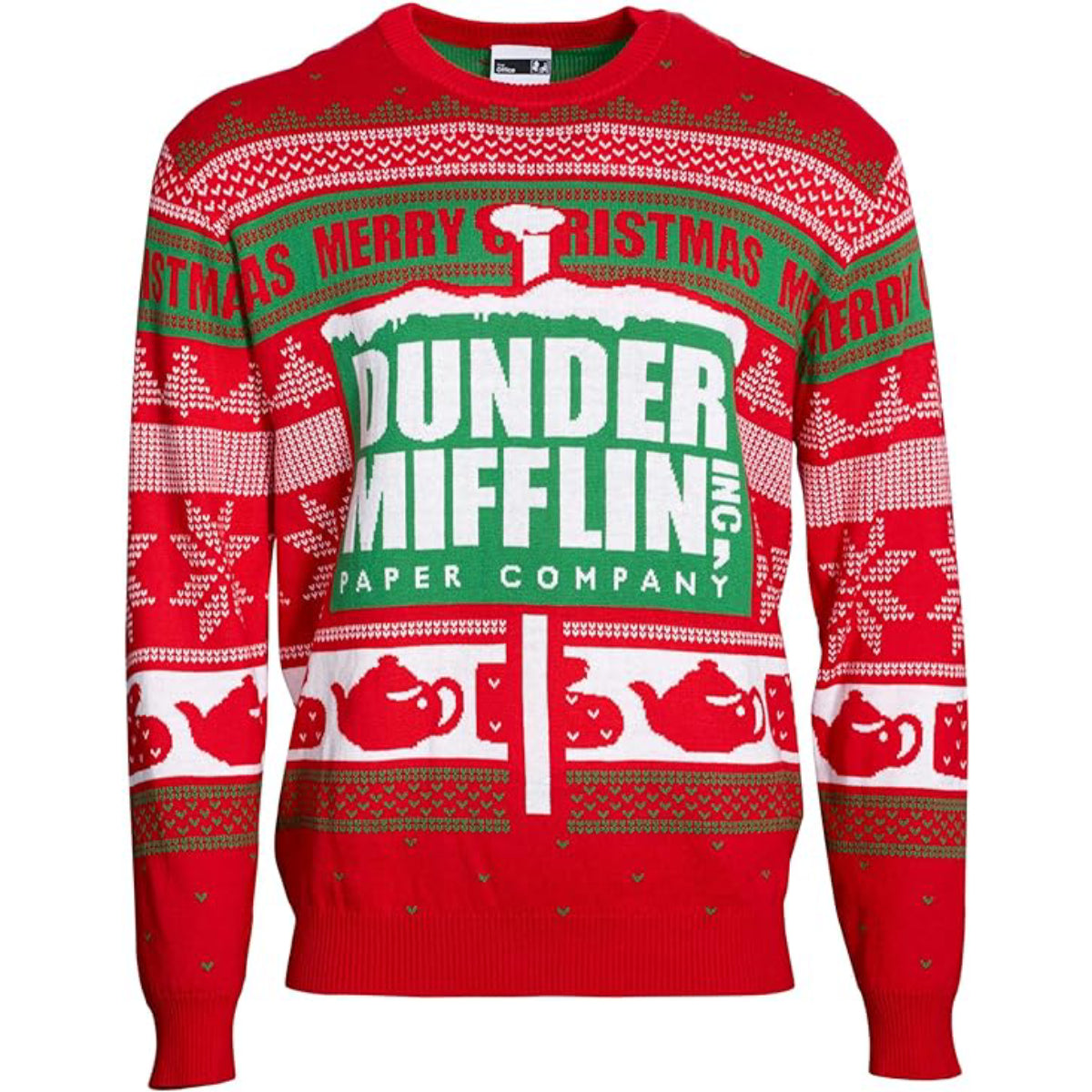 Dunder Mifflin Paper Company Christmas Wool Knitted Sweater - Teeruto