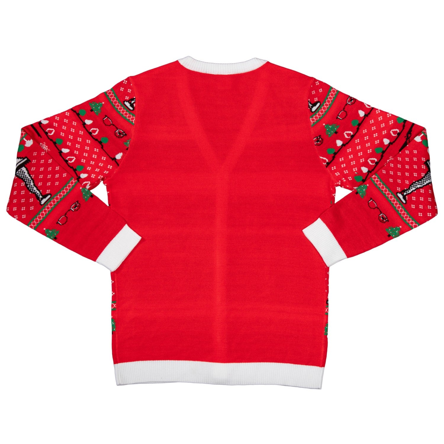 A Christmas Story Leg Lamp Button Up Cardigan Ugly Holiday Sweater