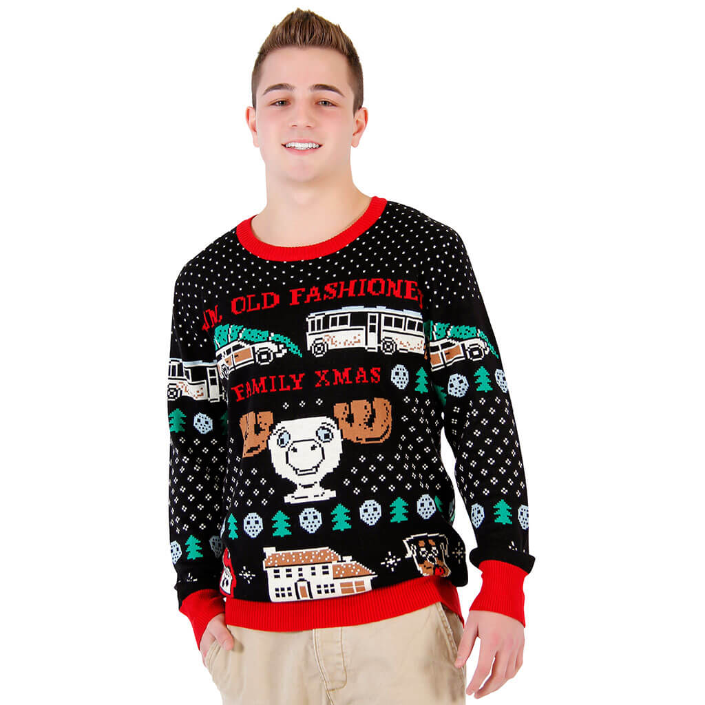 Christmas Vacation Fun Old Fashioned Family Sweater