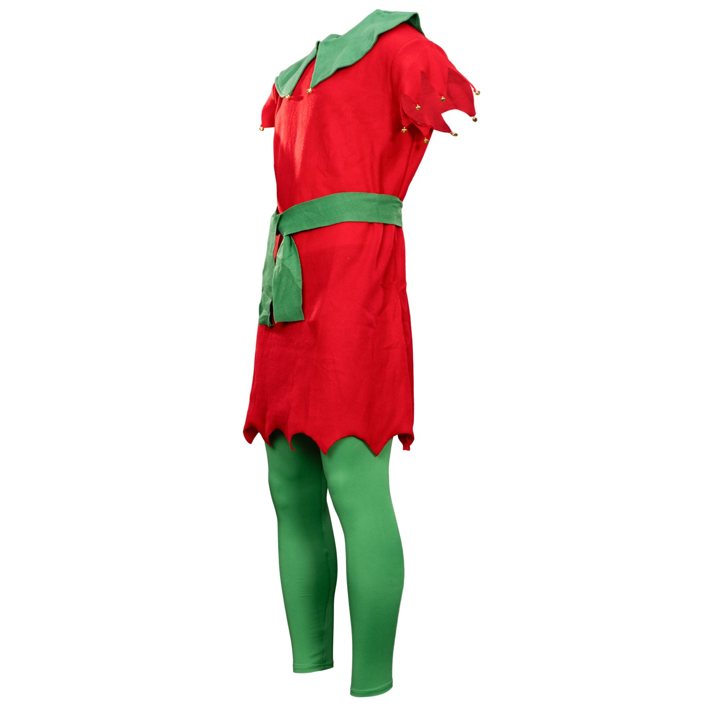 Elf Costumes Adult Halloween Costume Set 2 Styles Christmas Cosplay Outfits Elf Suit with Hat & Belt Festive Elves Suit
