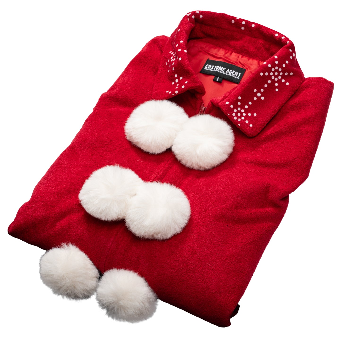 Ming Ming Elf Christmas Holiday Season Suit Adult Halloween Costume Cosplay Set with Jacket, Belt and Hat