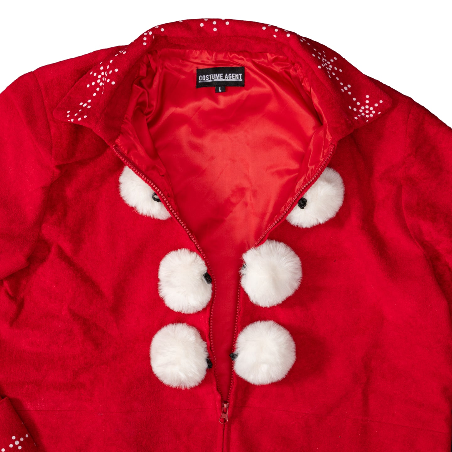 Ming Ming Elf Christmas Holiday Season Suit Adult Halloween Costume Cosplay Set with Jacket, Belt and Hat