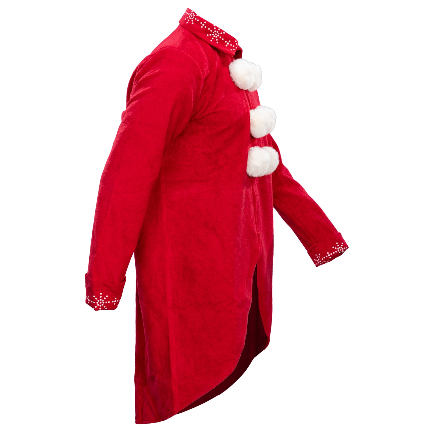 Ming Ming Elf Christmas Holiday Season Suit Adult Halloween Costume Cosplay Set with Jacket, Belt and Hat