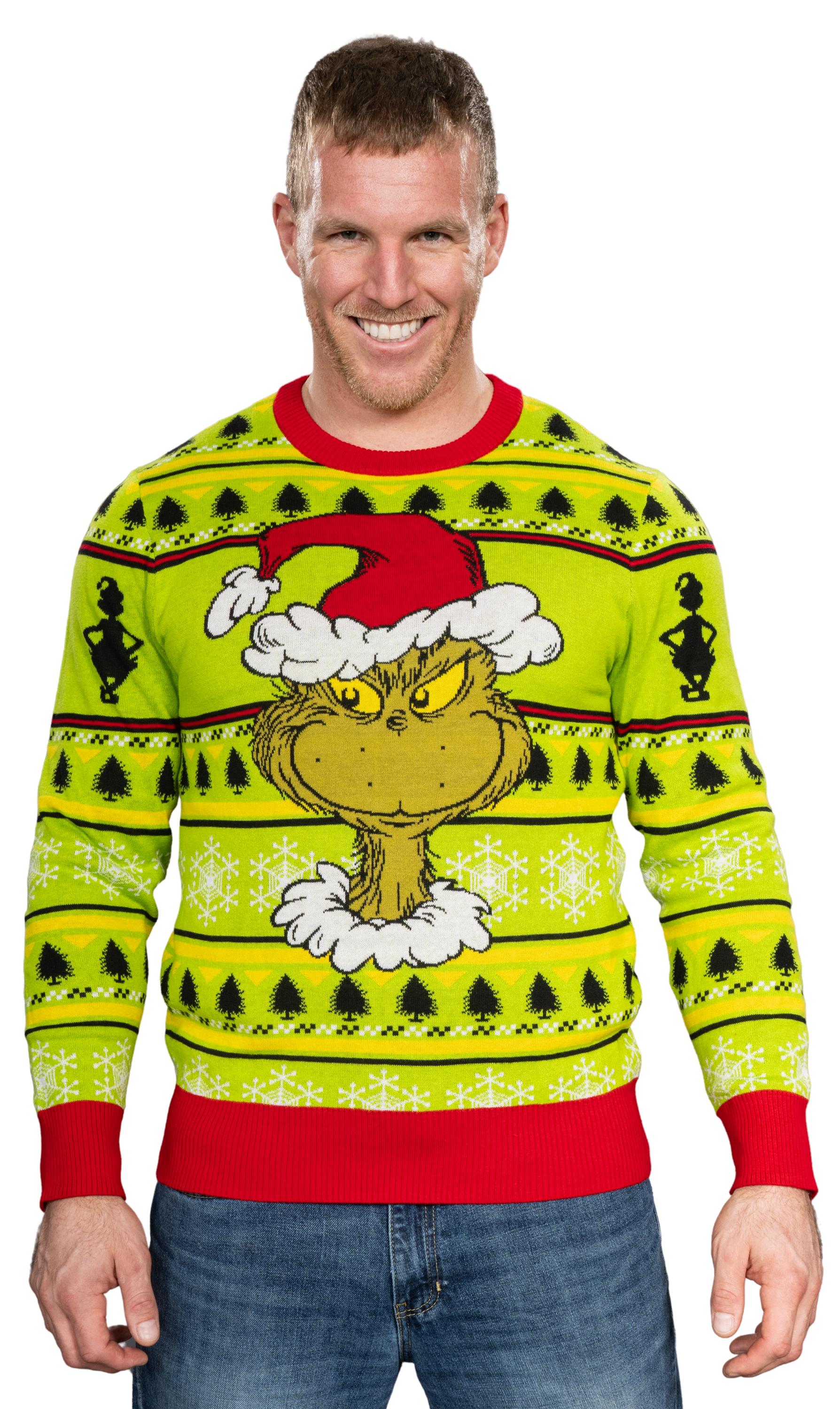 grinch ugly christmas sweater dress Amazon.com: Dr. Seuss The Grinch Holiday Sweater for Adults