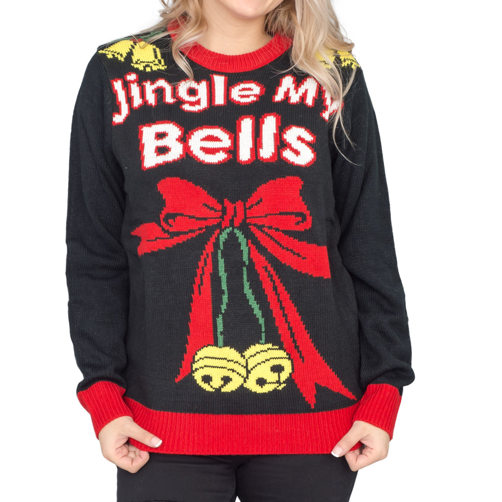 Sexy Ugly Christmas Sweater, It is NOT A PLASTIC Boob, Cut Out
