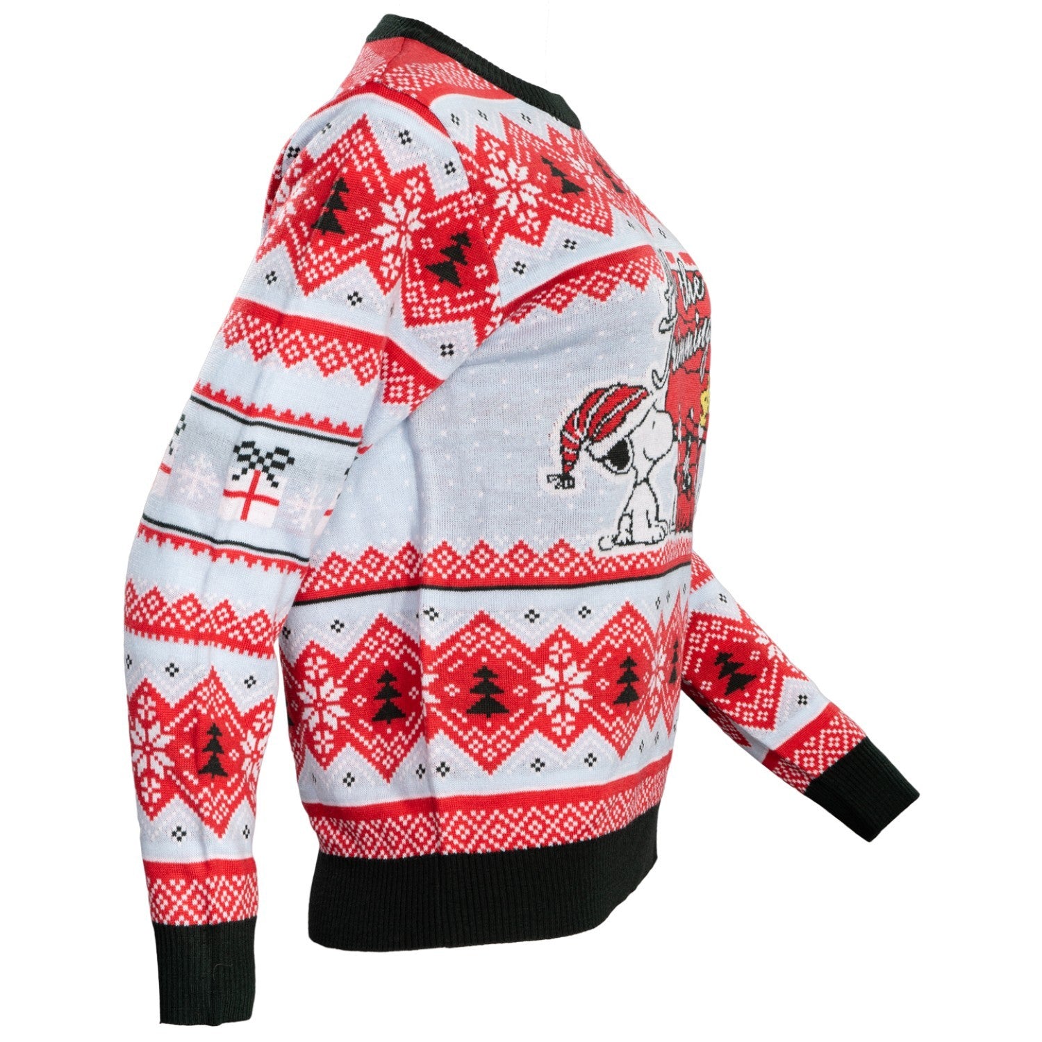 Peanuts House All the Trimmings Adult Unisex Ugly Christmas Sweater