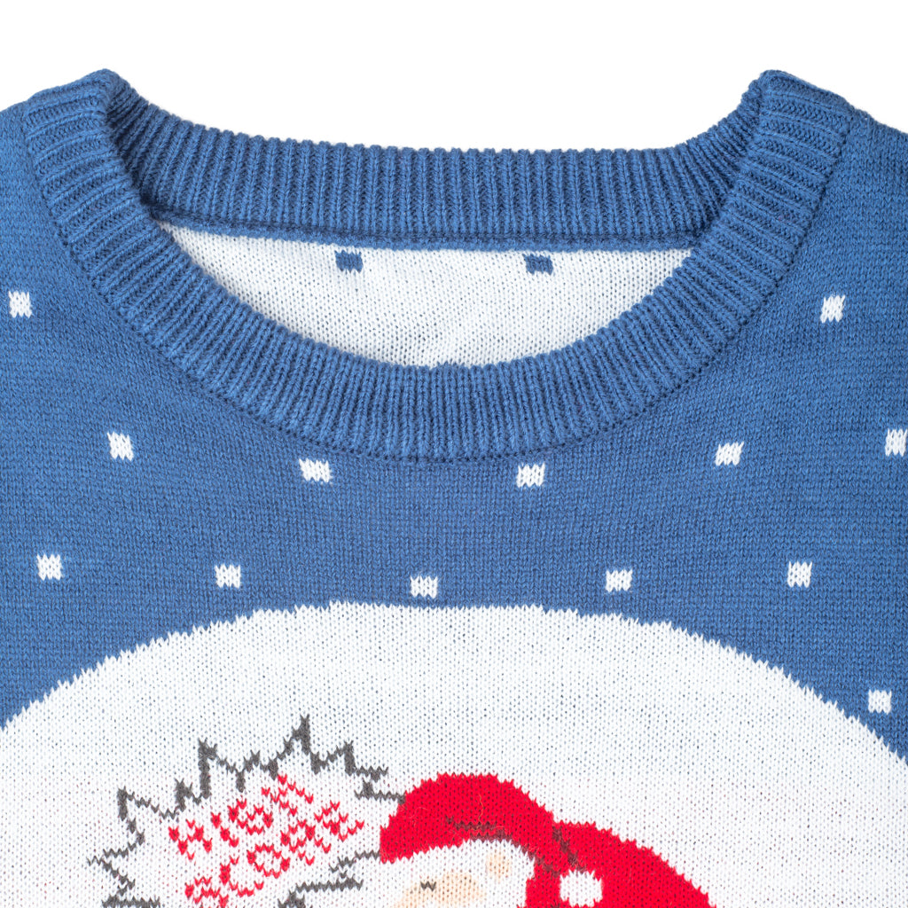 Santa Claus Pooping Chimney Ugly Christmas Sweater