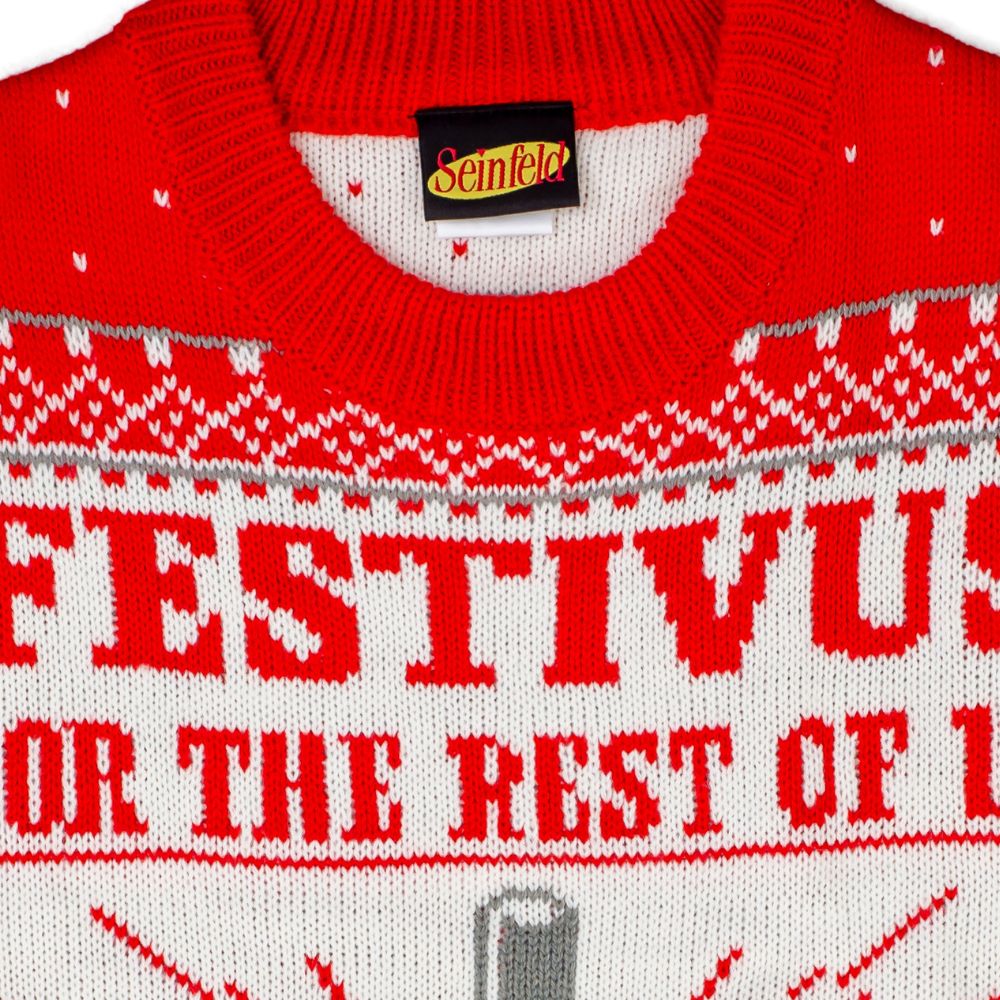 Seinfeld Festivus For The Rest Of Us Pole Ugly Christmas Sweater