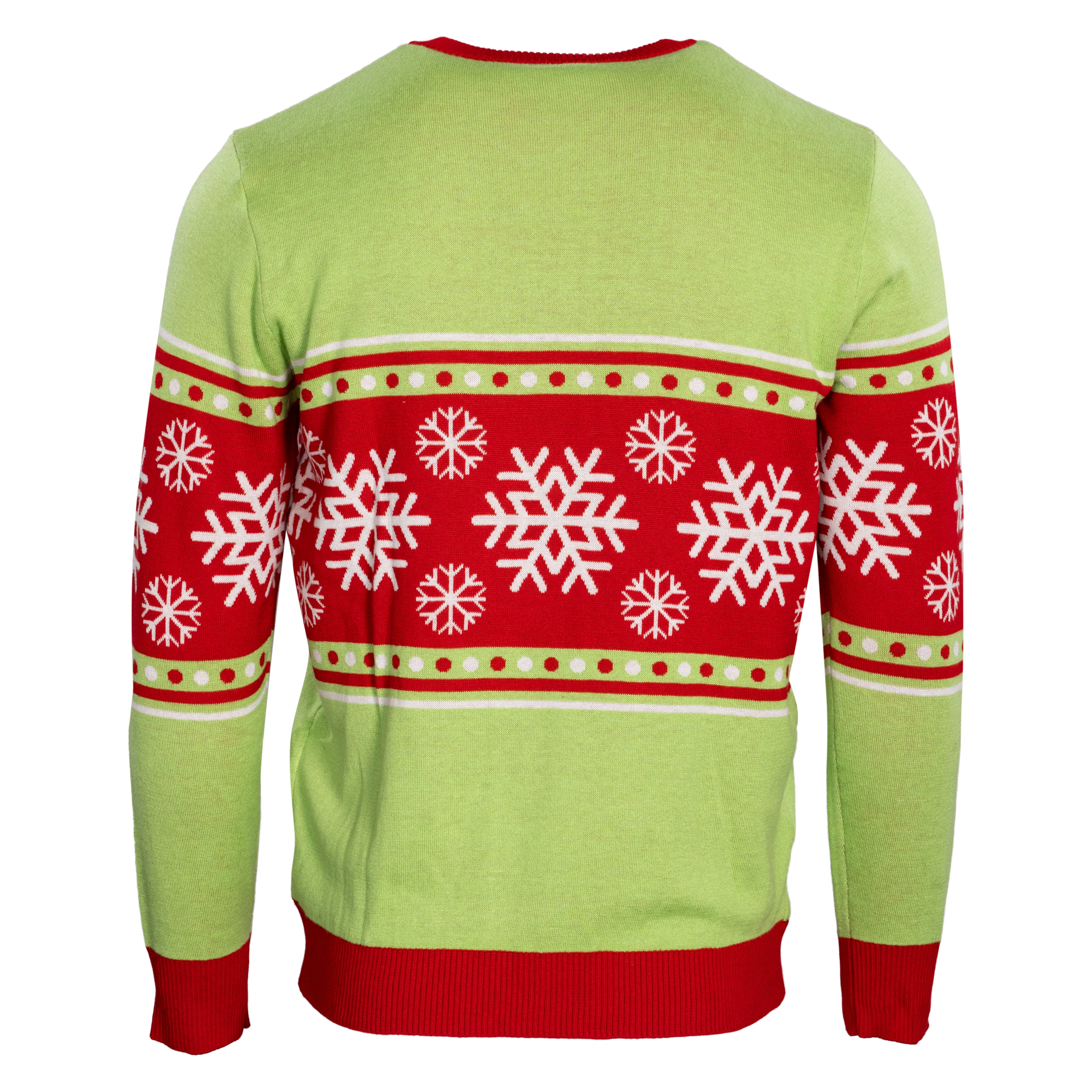 Spongebob LED Reindeer Nose Ugly Christmas Sweater