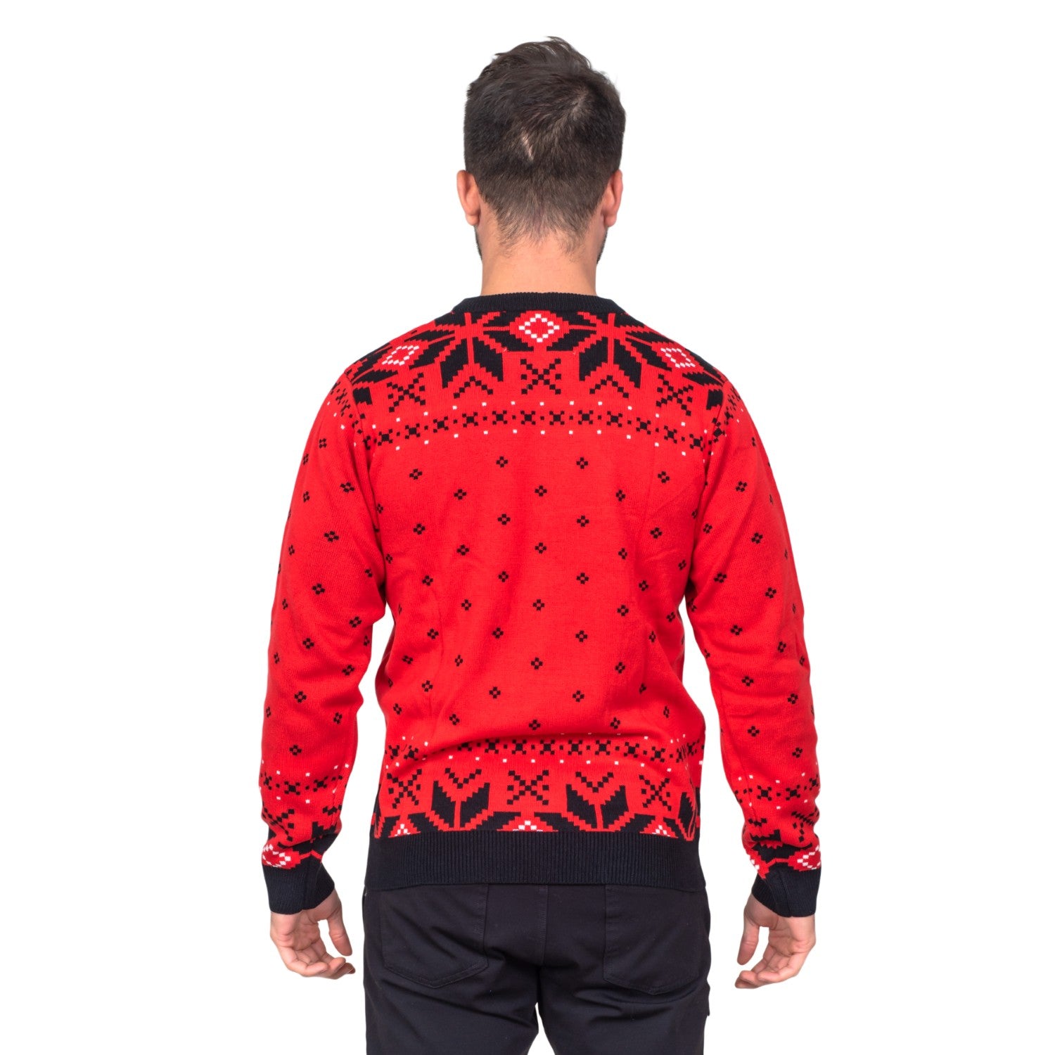 Sticky Bandits 1980s Funny Adult Unisex Holiday Ugly Christmas Sweater