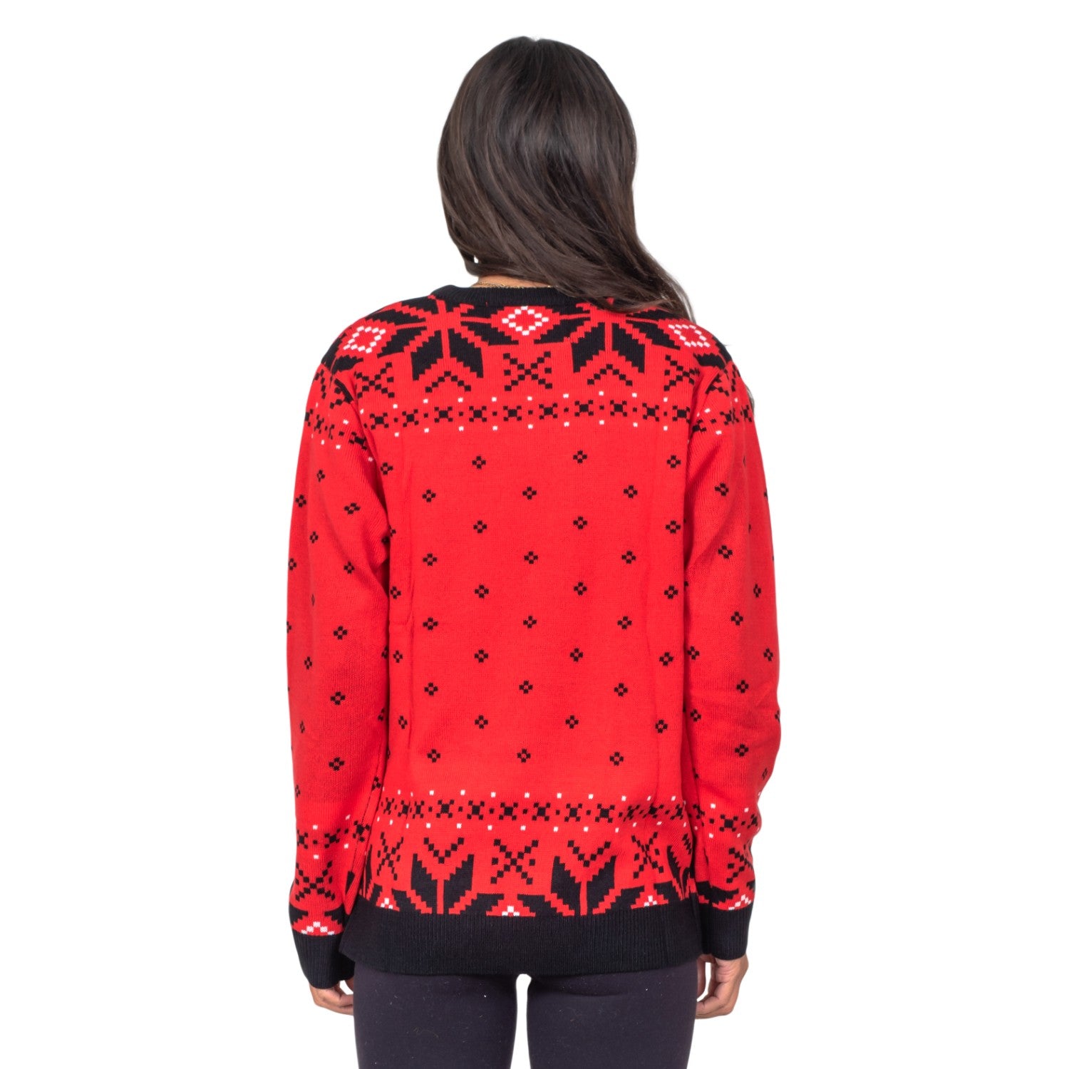 Sticky Bandits 1980s Funny Adult Unisex Holiday Ugly Christmas Sweater