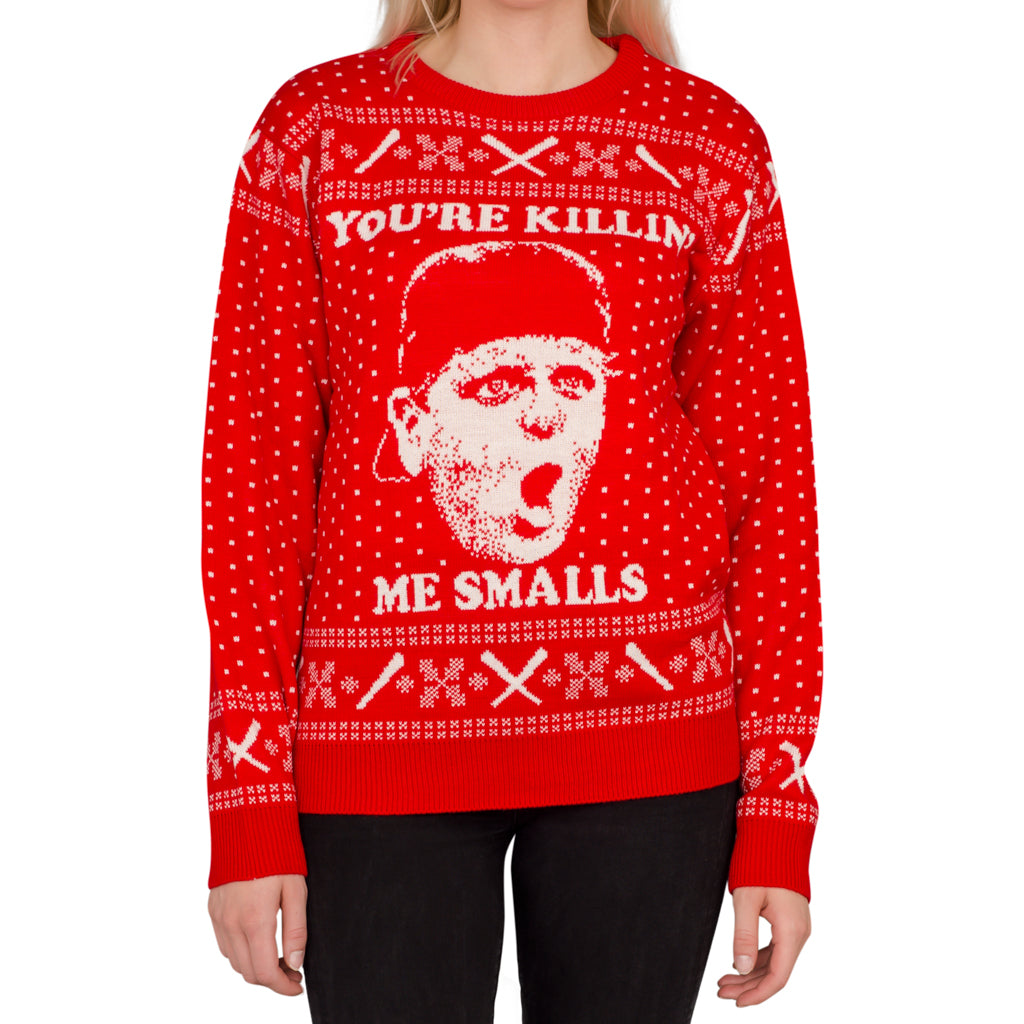 Women's The Sandlot You're Killing Me Smalls Red Ugly Christmas Sweater