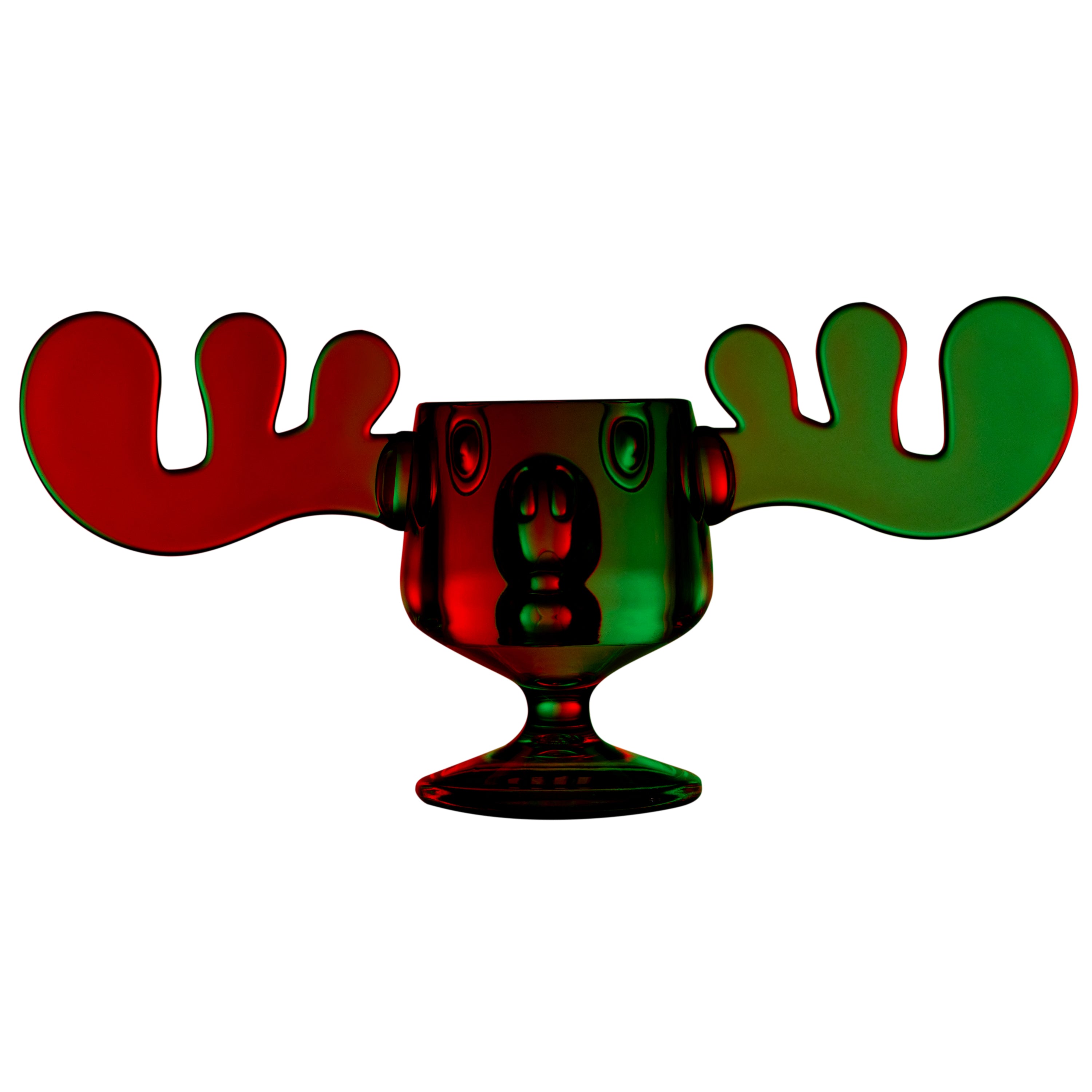 Vacation Movie Moose Mug Acrylic Christmas Clear Eggnog Mug