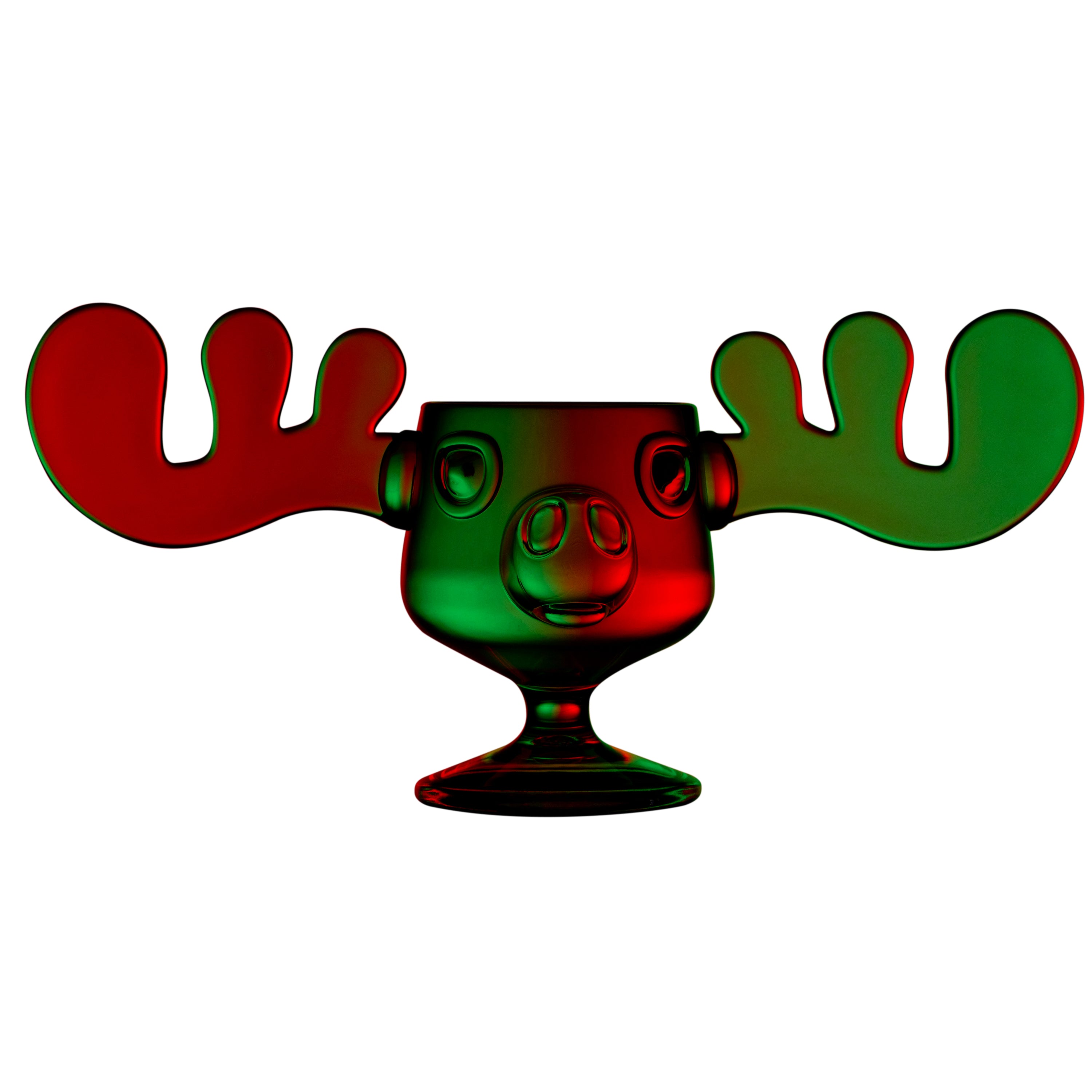 Vacation Movie Moose Mug Acrylic Christmas Clear Eggnog Mug