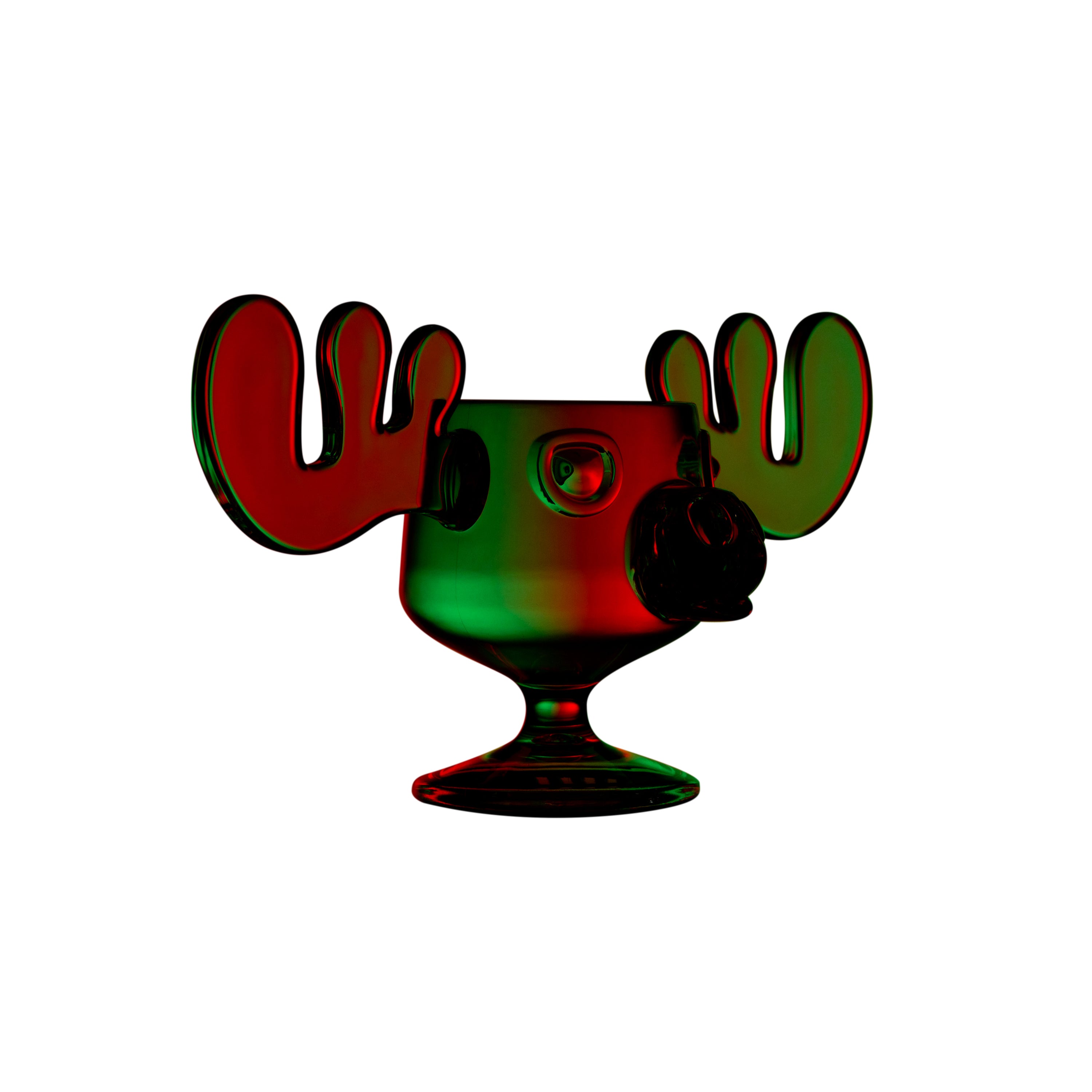 Vacation Movie Moose Mug Acrylic Christmas Clear Eggnog Mug