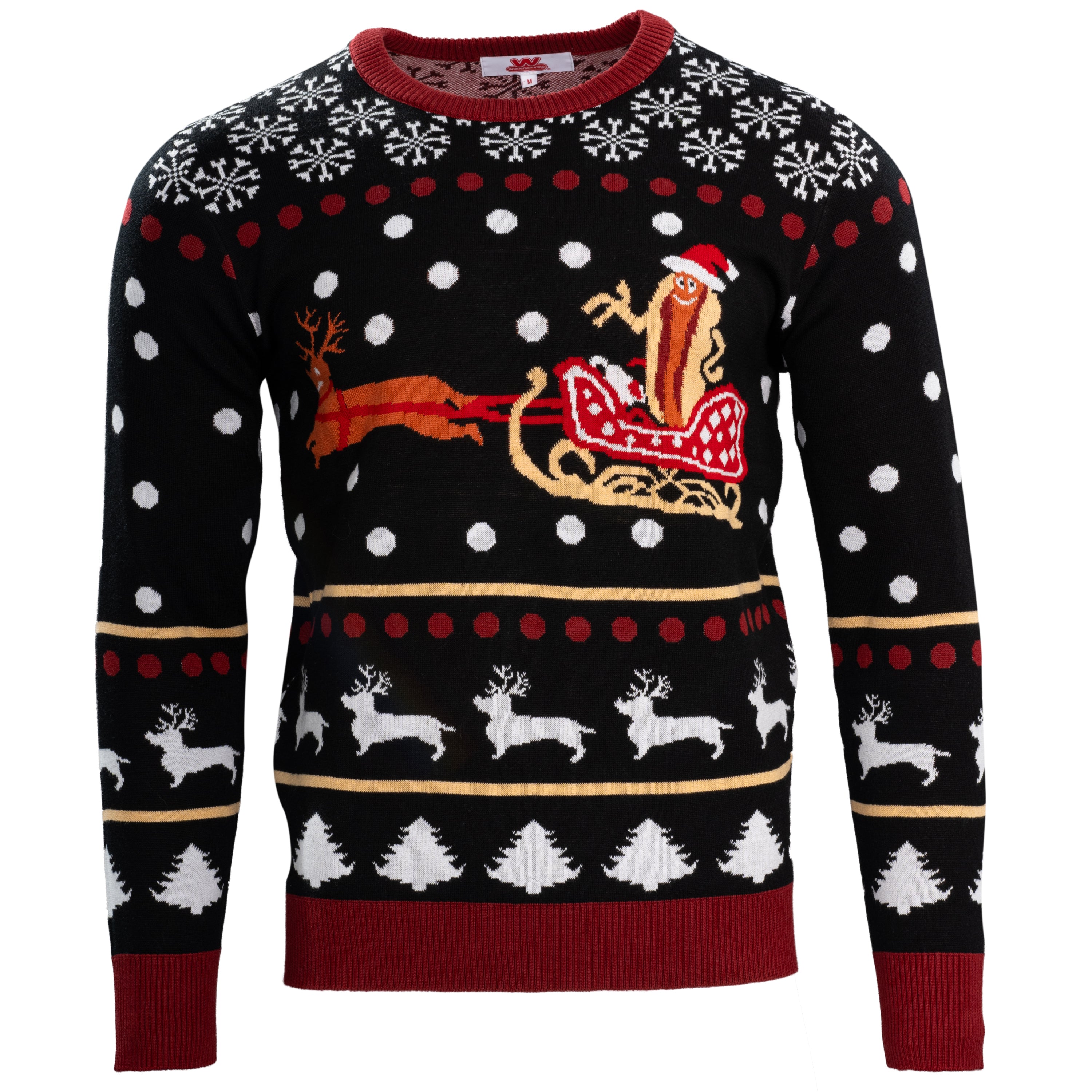Wienerschnitzel Ugly Christmas Sweater