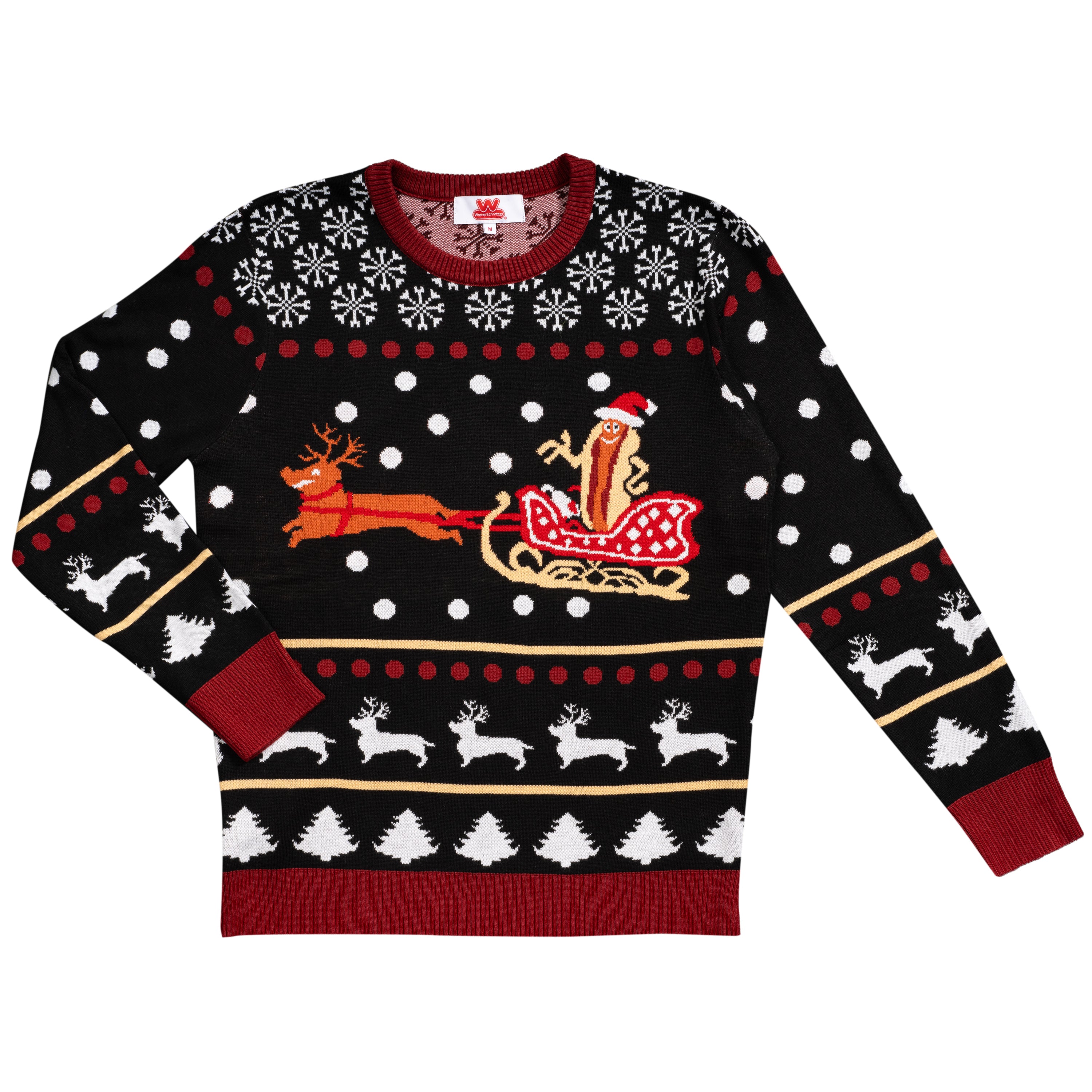 Wienerschnitzel Ugly Christmas Sweater