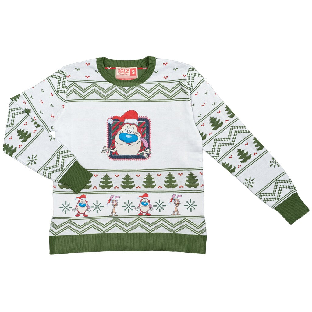 Festive Stimpy Christmas Sweater