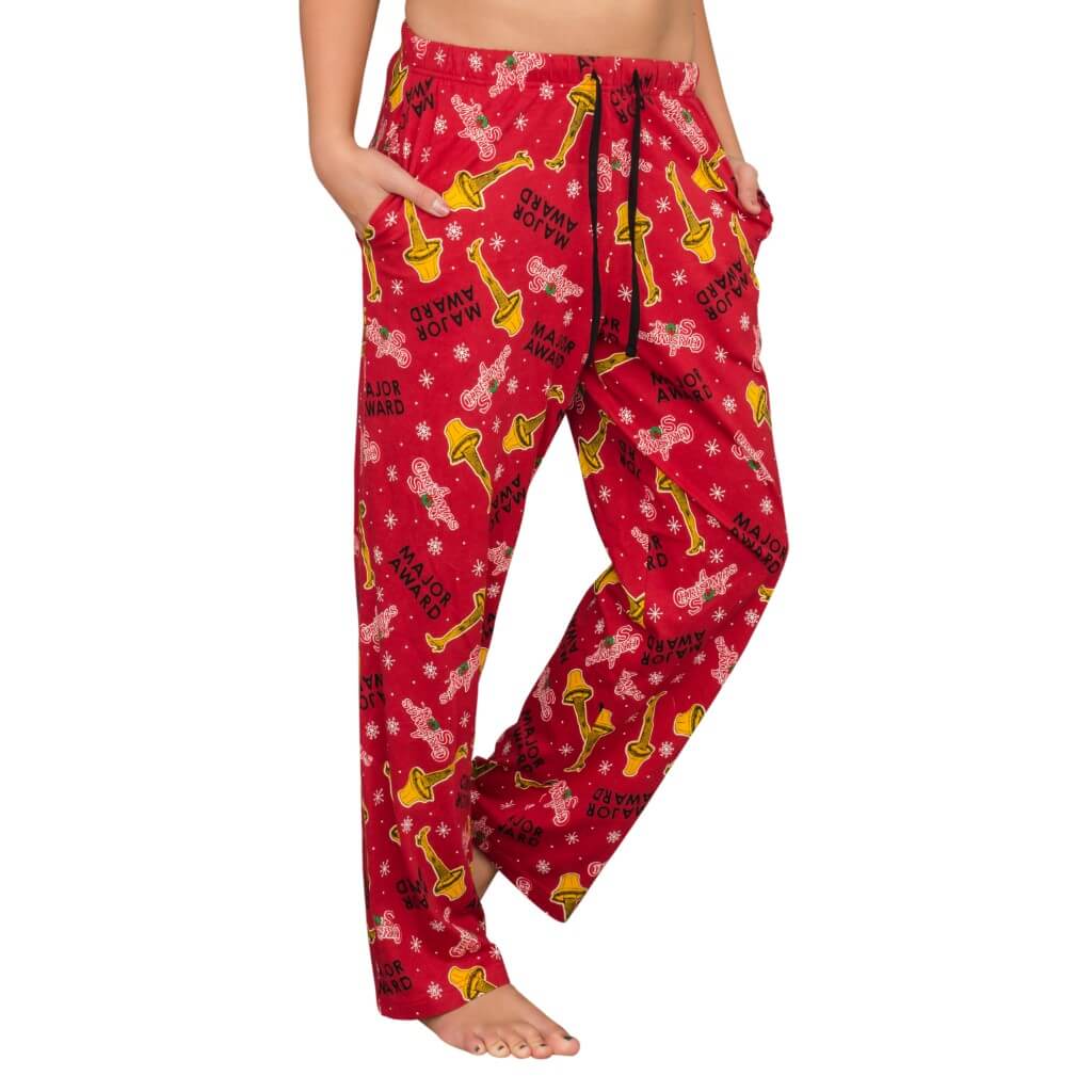 A Christmas Story Major Award with Leg Lamp Red Lounge Pants 2