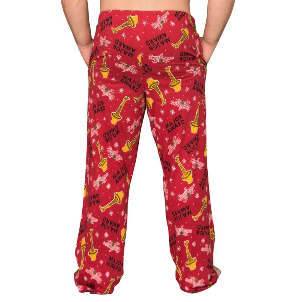 A Christmas Story Major Award with Leg Lamp Red Lounge Pants 5