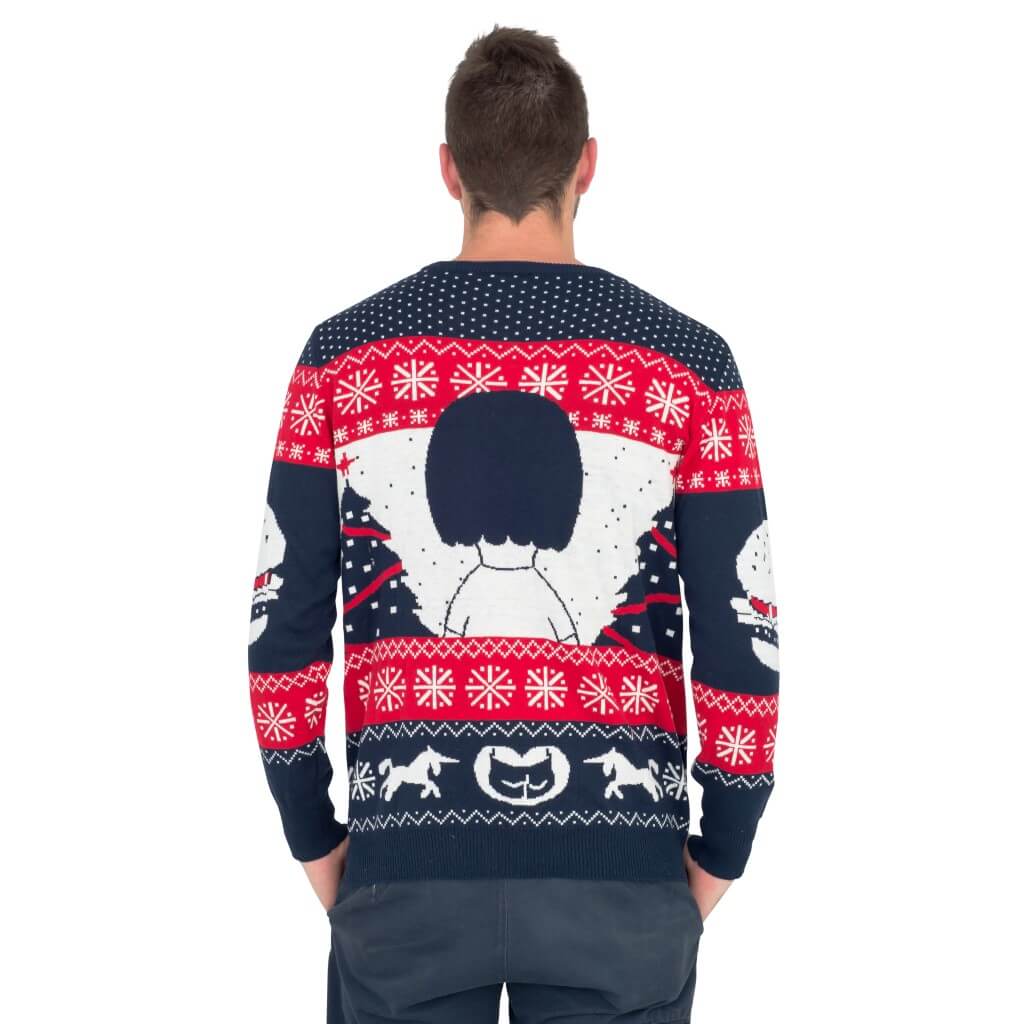 All I Want for Xmas is Butts – Tina from Bob’s Burgers Ugly Sweater Back