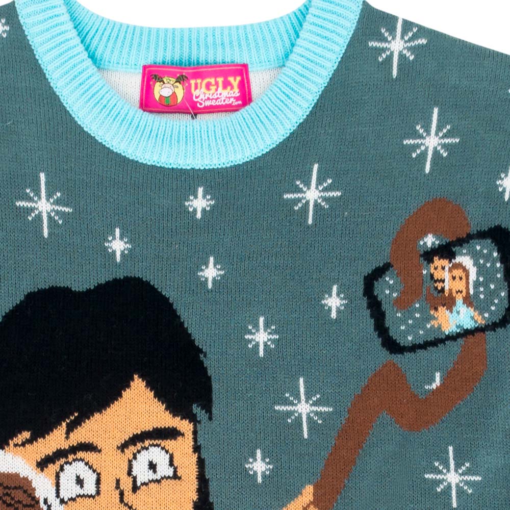 Women's Baby Jesus Family Selfie Ugly Christmas Sweater
