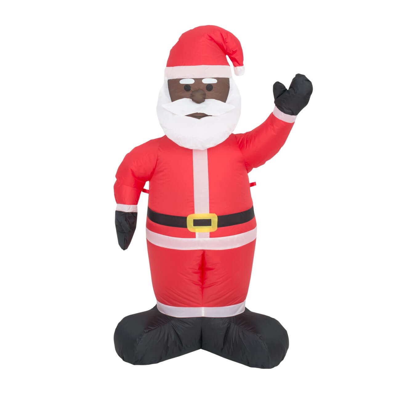 Black Santa Lawn Inflatable Decoration