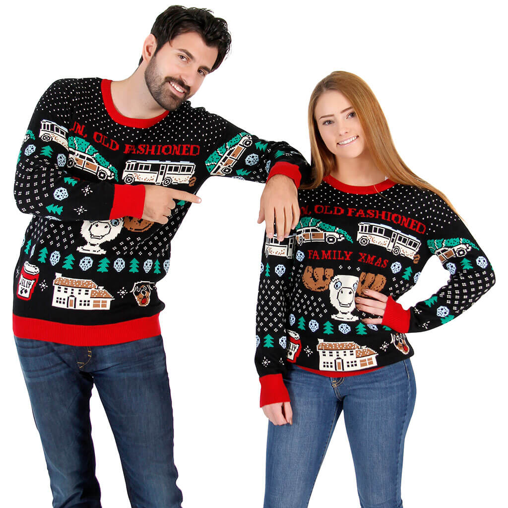 Christmas Vacation Fun Old Fashioned Family Sweater