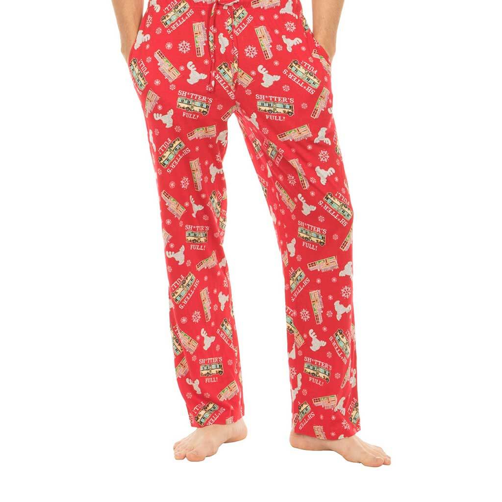 Christmas-Vacation-Shitter's-Full-Red-Lounge-Pants