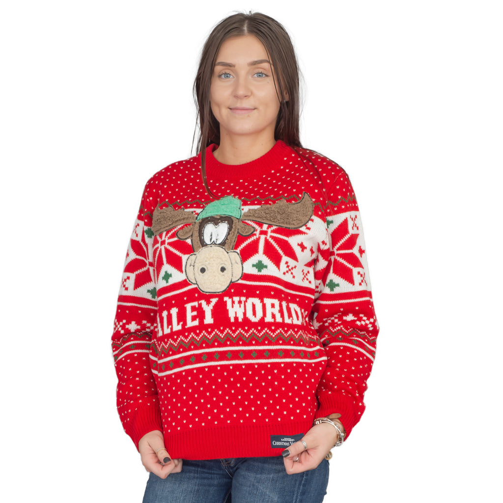 Women's Christmas Vacation Marty Moose Walley World Ugly Christmas Sweater