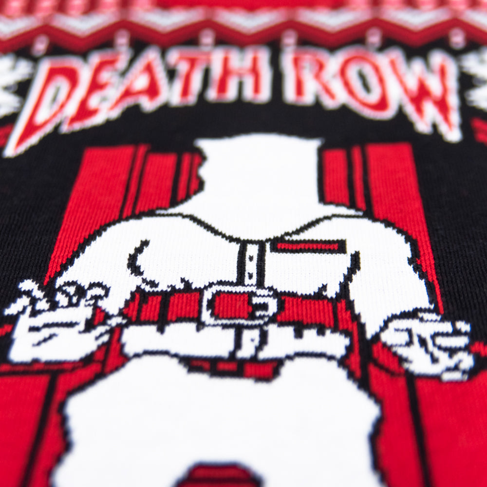 Death Row Records Inmate Fair Isle Adult Ugly Christmas Sweater