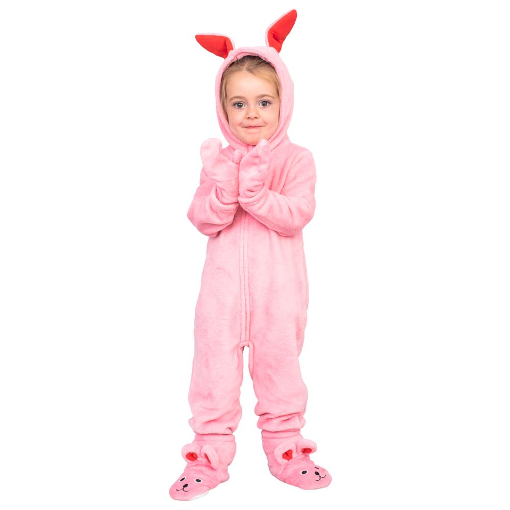 A Christmas Story Pink Bunny Pajamas Christmas Jumpsuit Halloween Costume