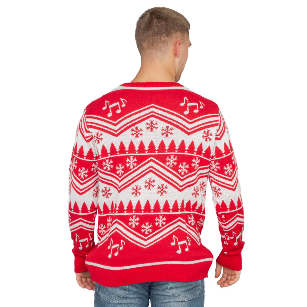 Flappy Drummer Boy Animated Ugly Christmas Sweater 3