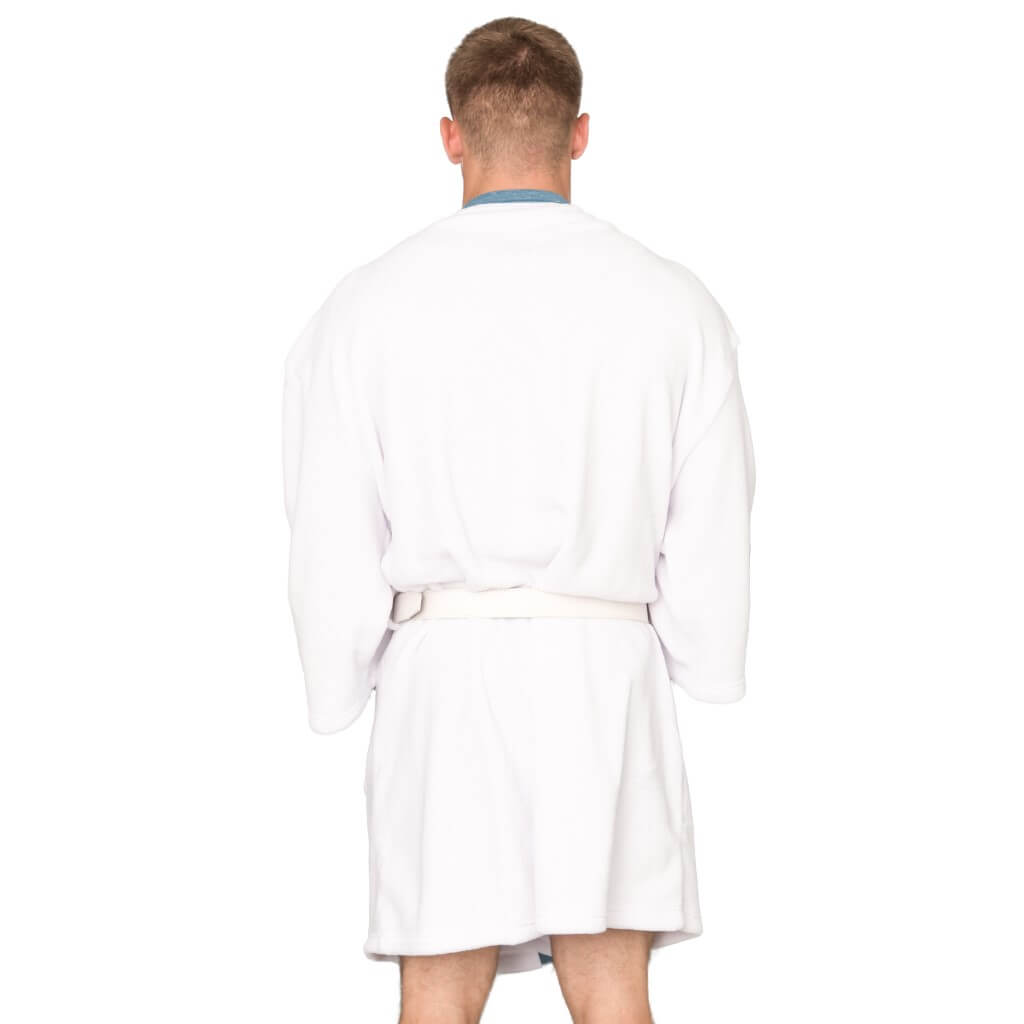 National Lampoon's Christmas Vacation Cousin Eddie White Robe and Belt 3