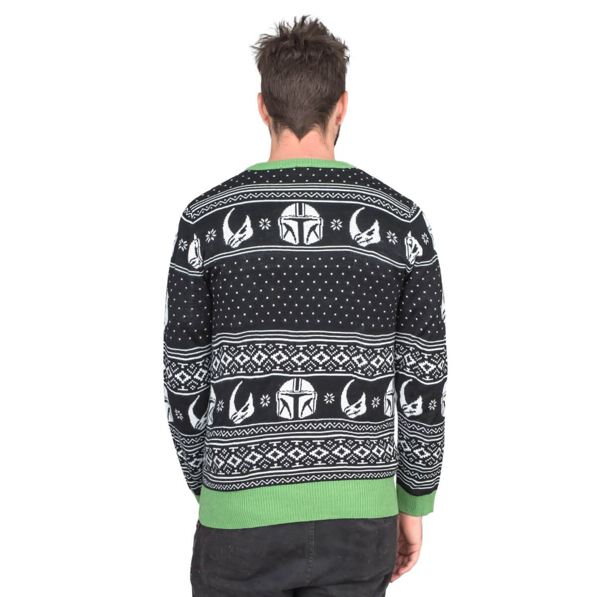 Star Wars Baby Yoda The Child Forces Trees Ugly Christmas Sweater-10