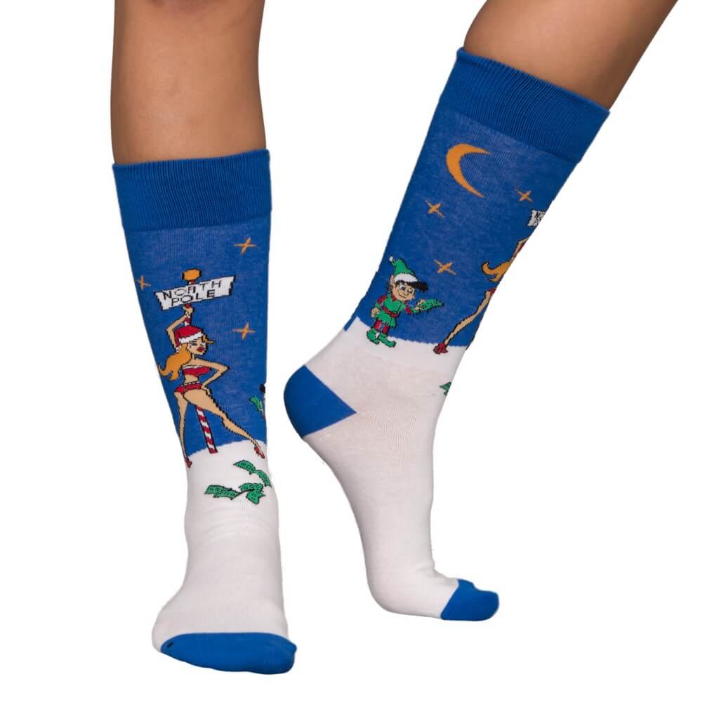 Stripper Pole Christmas Socks_3