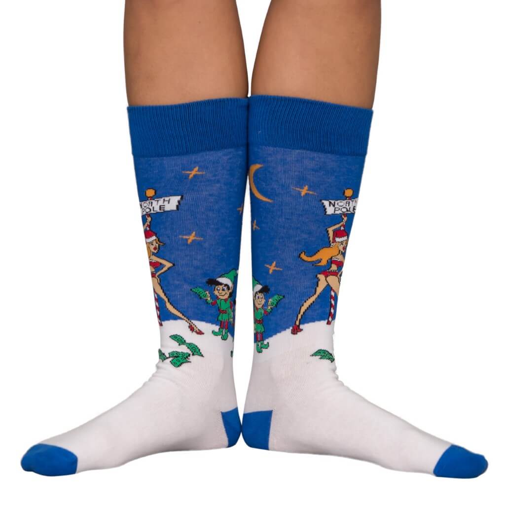 Stripper Pole Christmas Socks_5
