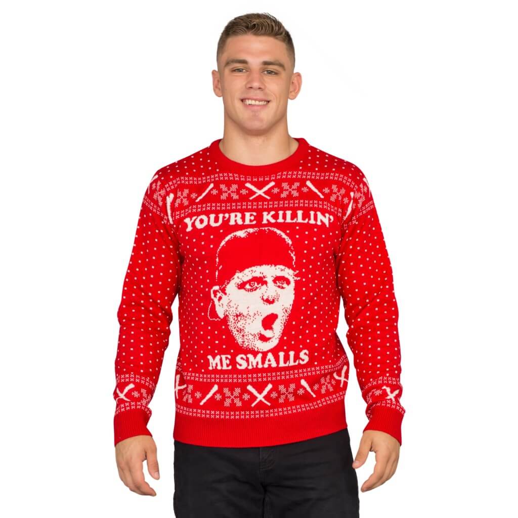 The Sandlot You're Killing Me Smalls Red Ugly Christmas Sweater
