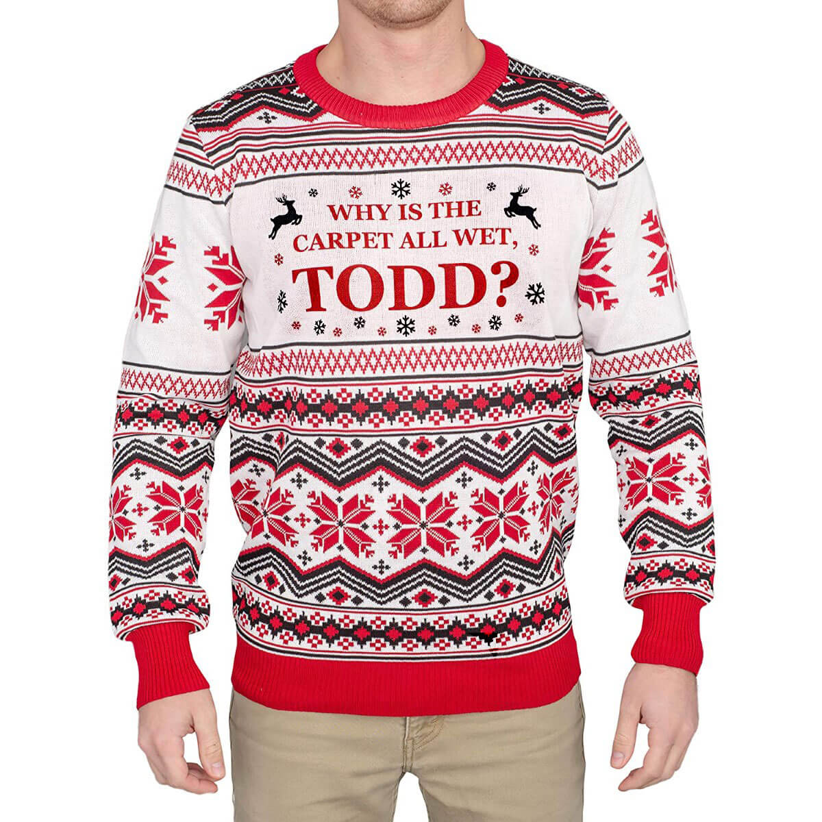 The Carpet All Wet Todd Ugly Sweater