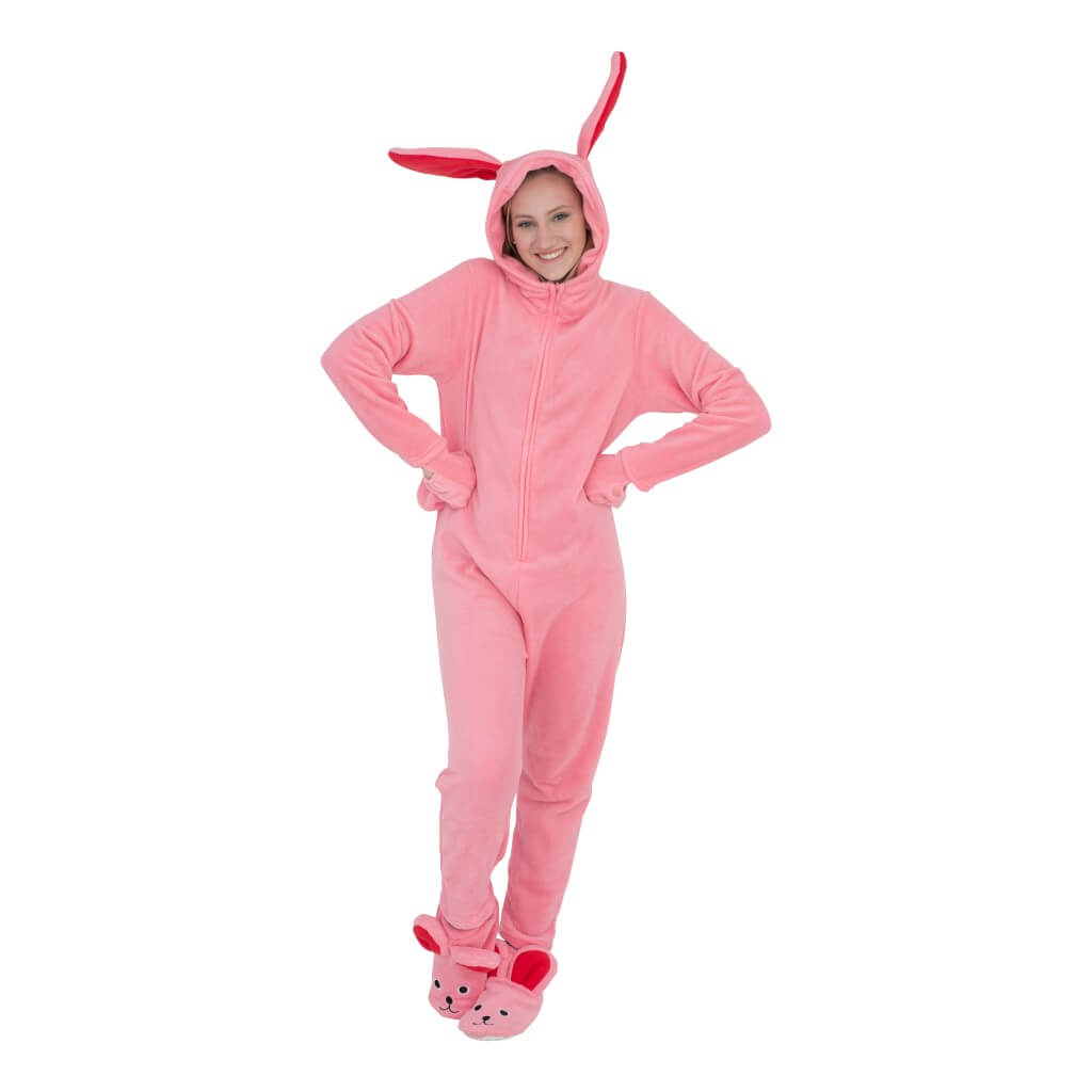 Women’s A Christmas Story Bunny Union Suit Pajama Costume