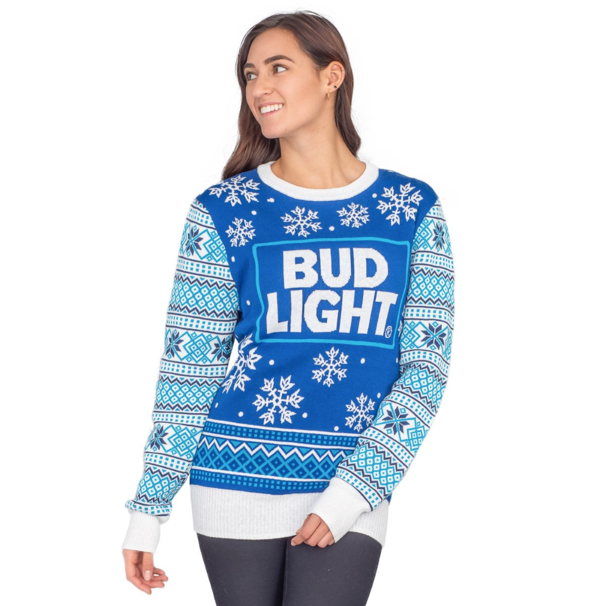 Labbatt Blue Imported Beer Ugly Christmas Sweater Look Sweatshirt